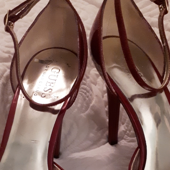 Guess Peeptoe Heels. Size 7M - Picture 3 of 4